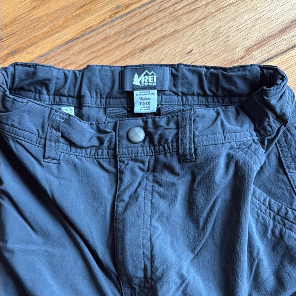 REI Co-op Black Convertible Cargo Pants